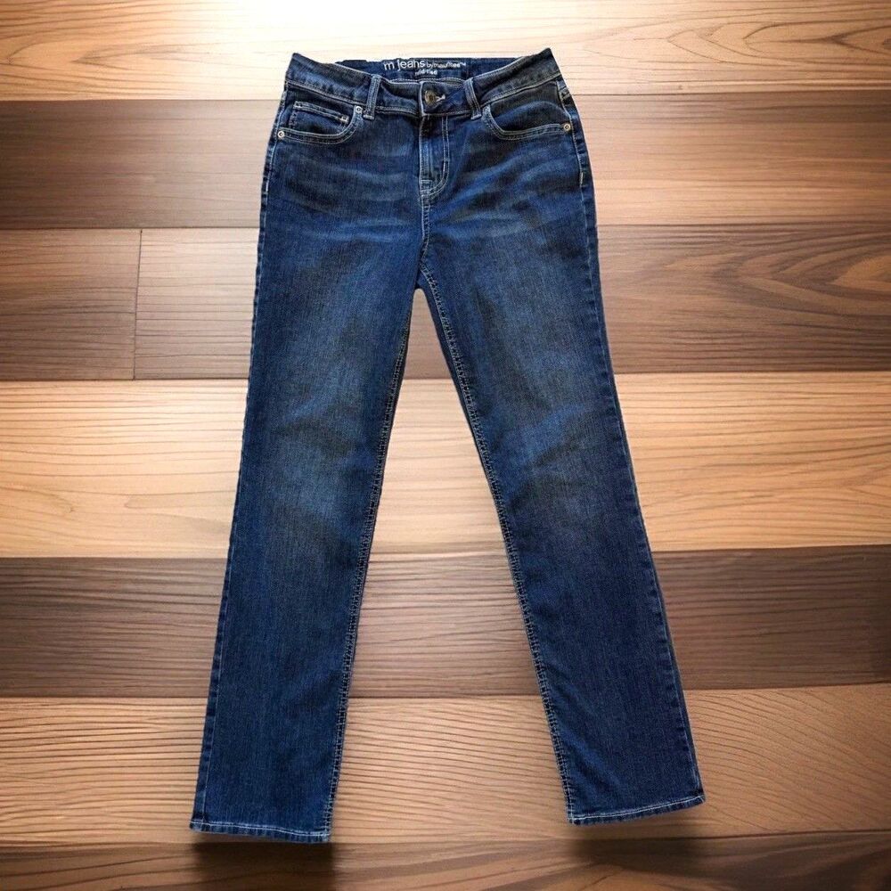 M Jeans by Maurices Womens Size 6 Short Petite Blue Jeans Mid-Rise Stretch